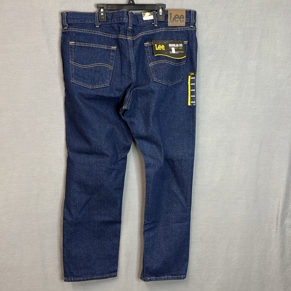Men’s Lee Regular Fit Straight Leg Jeans 40/30 New with Tags - Picture 4 of 8